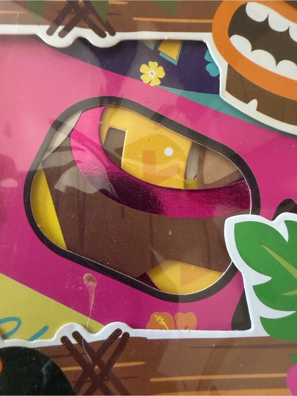 Hobby Lobby Tropical Party Photo Props - Pink, Green, Yellow